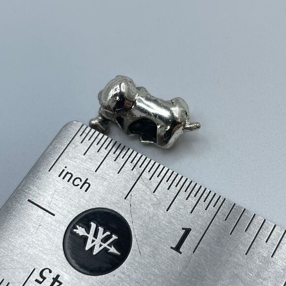 925 Sterling Silver IBB Cute Dog European Charm Boho Statement Classic Timeless - Picture 7 of 7